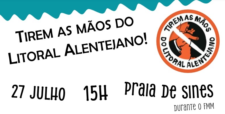 Plataforma ecologista protesta em Sines contra "exploração" do litoral alentejano