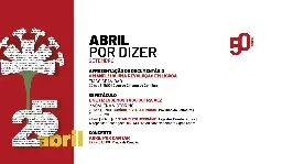 Programa “Abril por Dizer” - Agenda de Coimbra